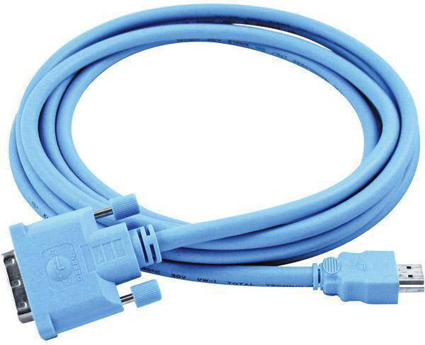 Gefen DVI/HDMI - 3.05 m - 3.05 m - HDMI - DVI-D - Blue - Male/Male - 1 pc(s)