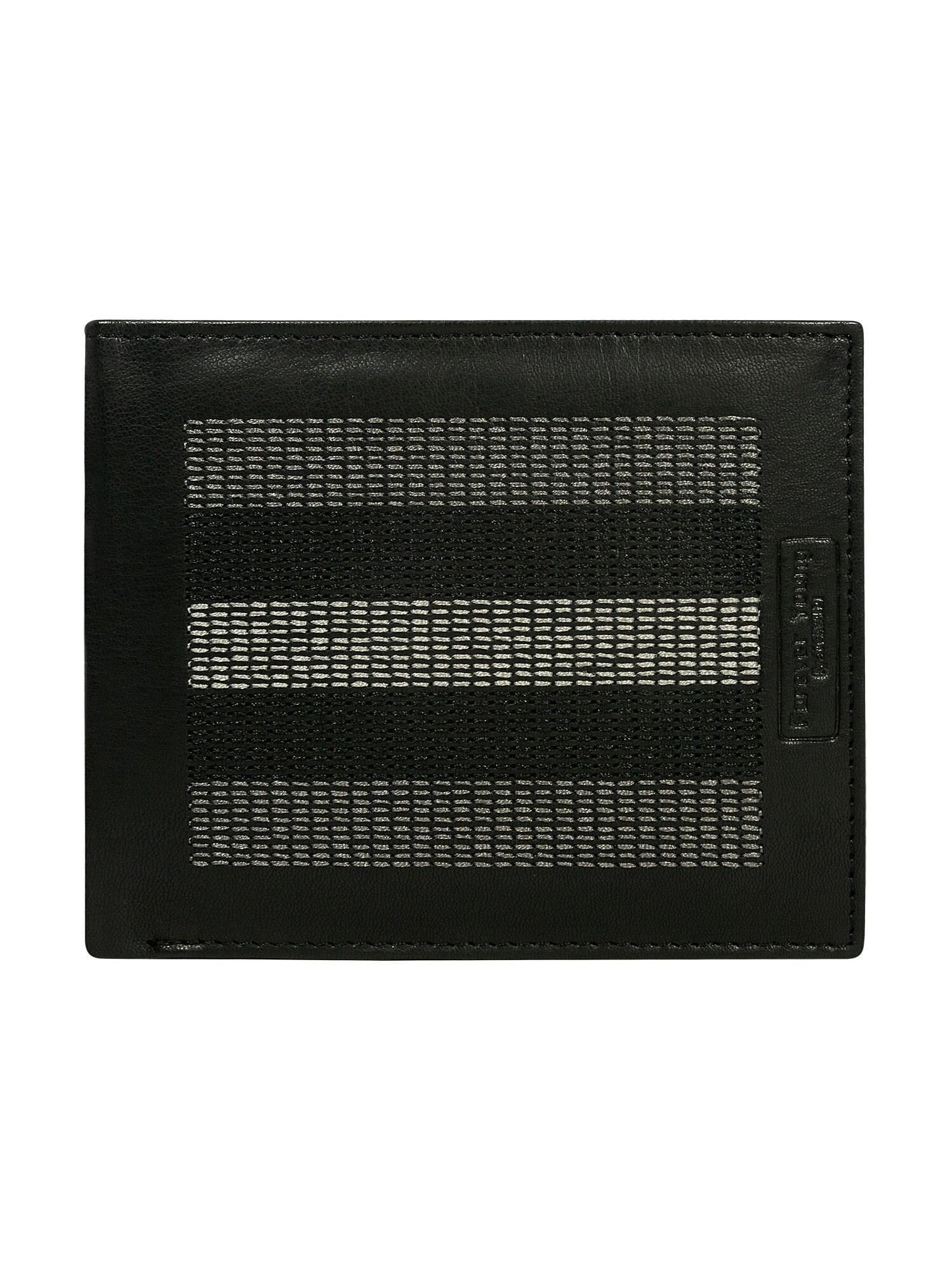 Мужское портмоне кожаное черное горизонтальное  без застежки Portfel-CE-PF-701-EG.87-ciemny niebieski Factory Price