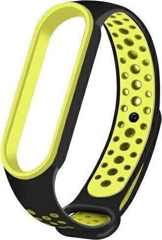 Beline Beline pasek Mi Band 6 czarny-zielony/black-green Design