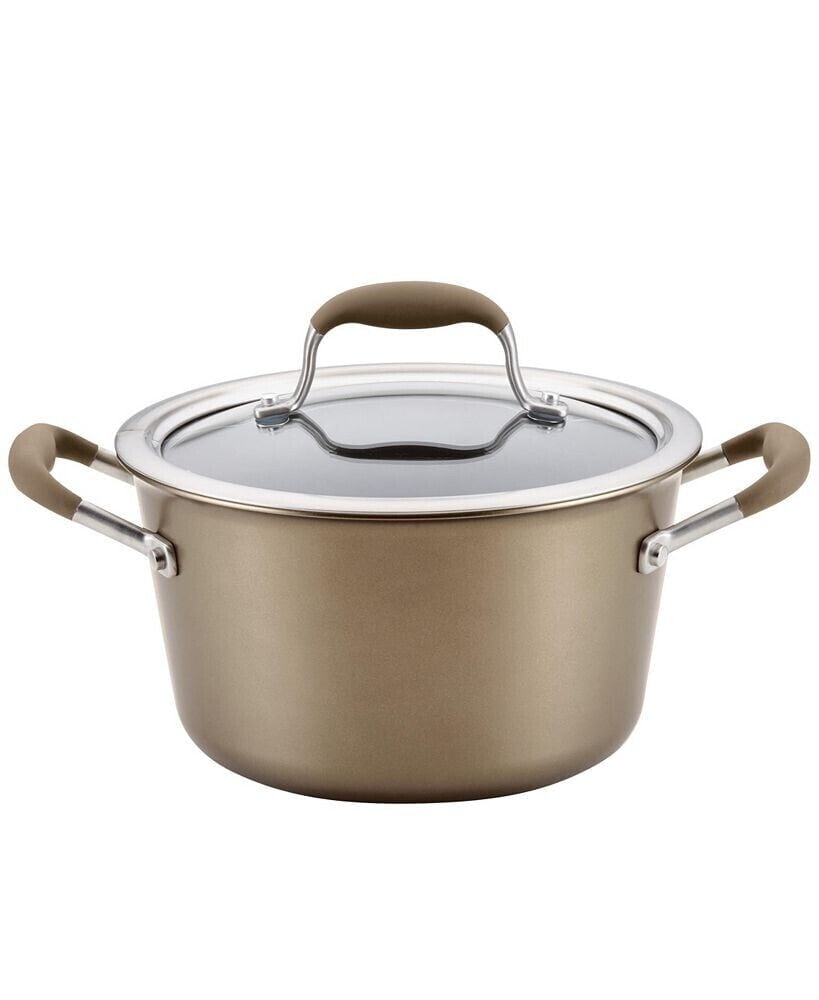 Advanced Home Hard-Anodized Nonstick 4.5-Qt. Tapered Saucepot