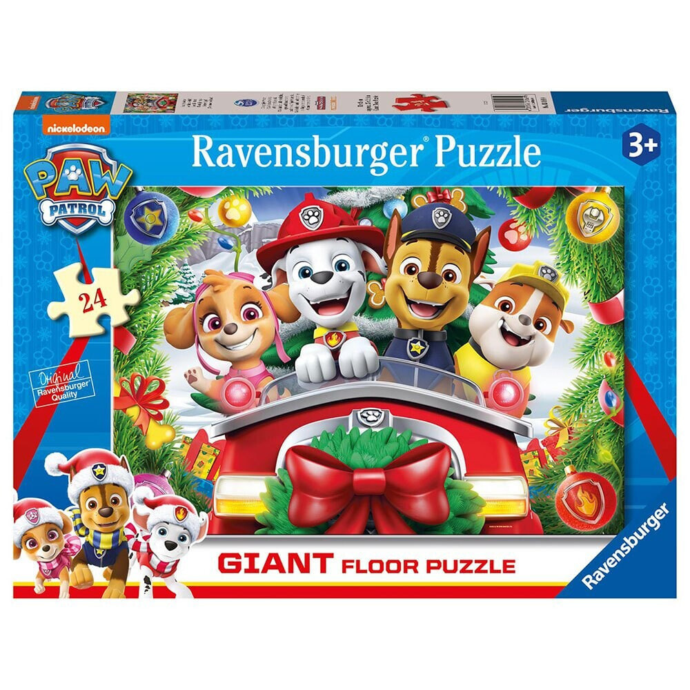 RAVENSBURGER Giant 24 Pieces Paw Patrol Christmas Puzzle