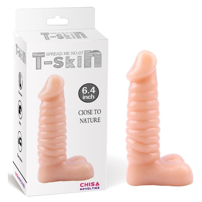 Фаллоимитатор CHISA Dildo Spread Me N7 T-Skin 6.4 Flesh