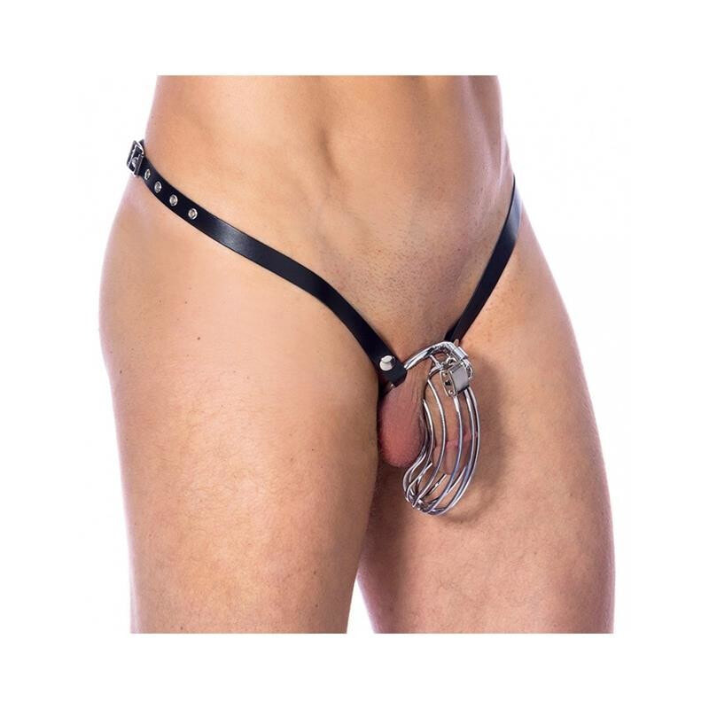 Эротическое белье BONDAGE PLAY Cock chastity belt