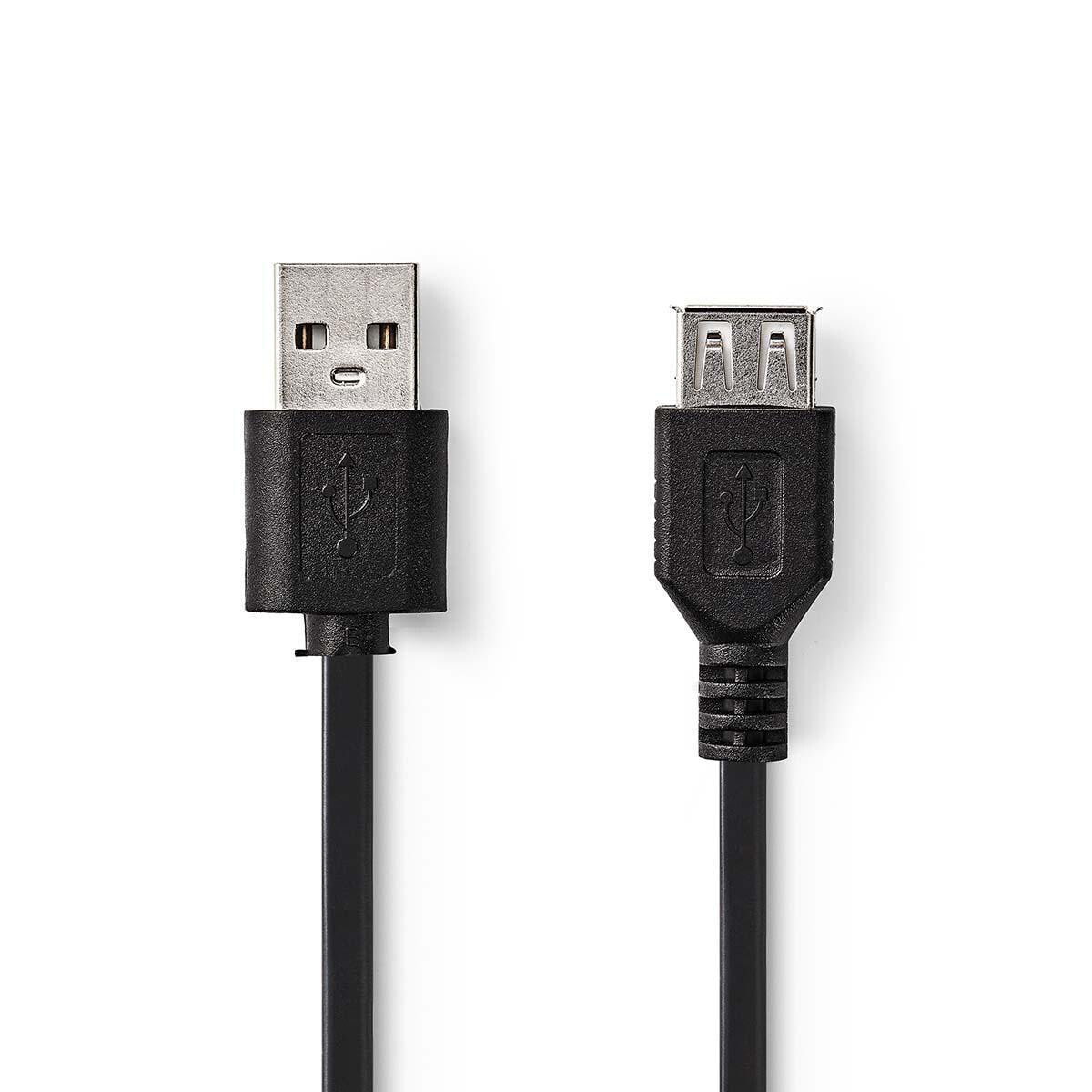 Nedis CCGP60010BK30 USB кабель 3 m 2.0 USB A Черный