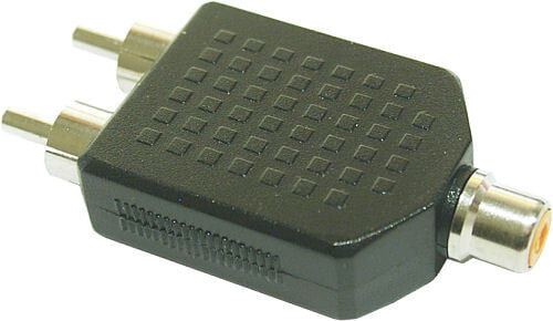 InLine 99311 кабельный разъем/переходник RCA 2xRCA Черный