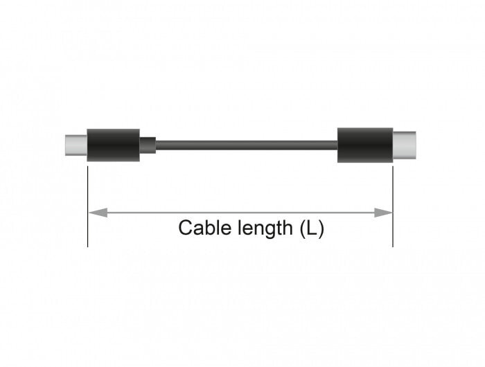 DeLOCK 85660 DisplayPort кабель 2 m Черный