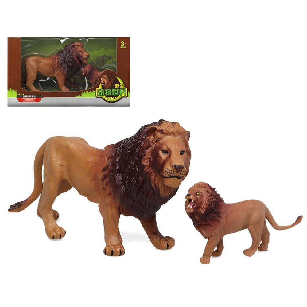 ATOSA Set Animals Of The Jungle Leones 2 Assorted Figure