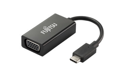 Кабельный разъем/переходник Fujitsu S26391-F6058-L203 USB C VGA Черный