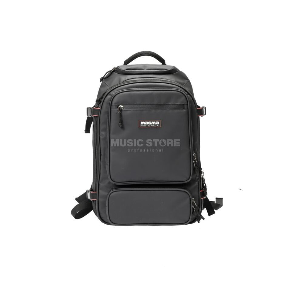 Magma Riot DJ-Backpack black/red