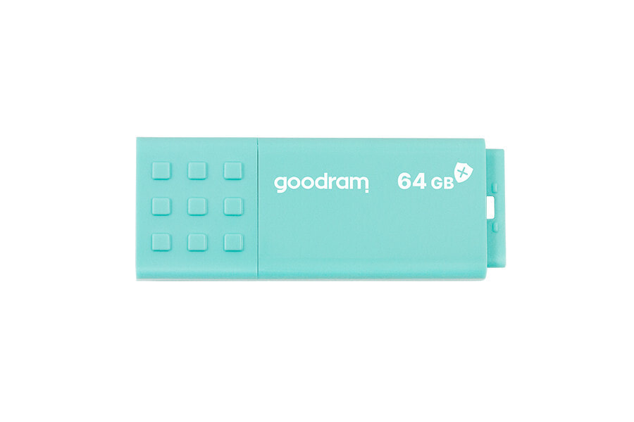 Goodram UME3 USB флеш накопитель 64 GB USB тип-A 3.2 Gen 1 (3.1 Gen 1) Бирюзовый UME3-0640CRR11