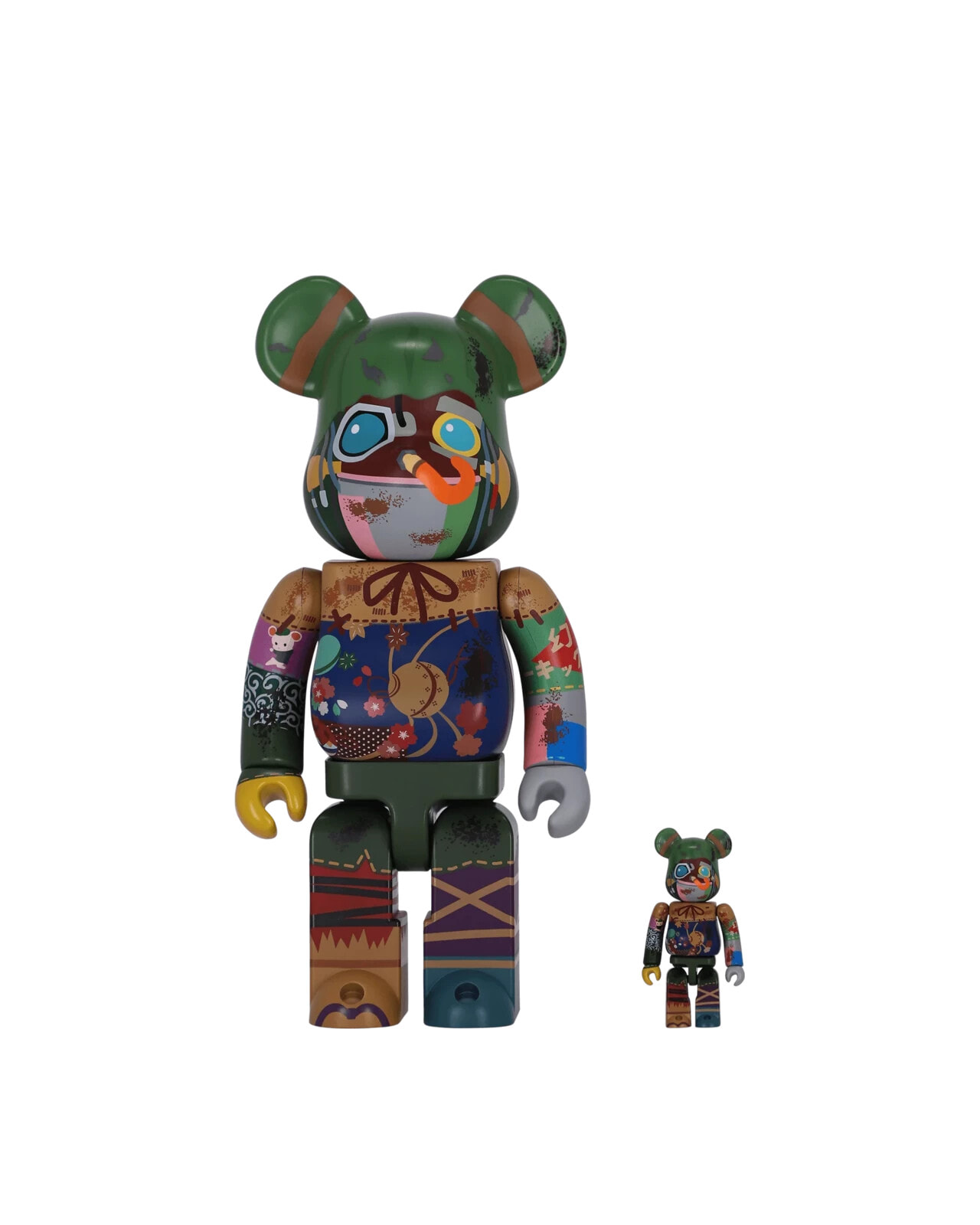 100% + 400% Poupelle Be@rbrick Multicolor