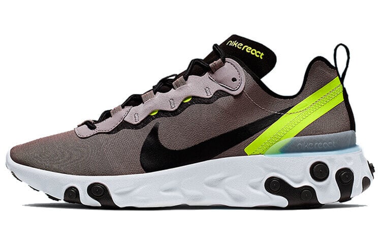 Nike React Element 55 低帮 跑步鞋 男款 灰绿 / Кроссовки Nike React Element 55 BQ6166-201