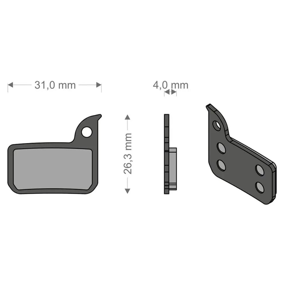 BRENTA CICLO All Around HRD/eTAP/Ultimate/TLM Sram disc brake pads