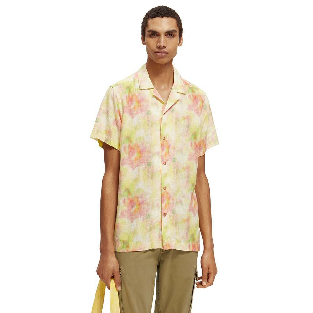 SCOTCH & SODA Tie-Dye Printed Short Sleeve Shirt