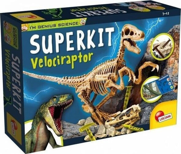 Развивающая настольная игра для детей Lisciani Im a Genius Velociraptor Super kit 80632 LISCIANI