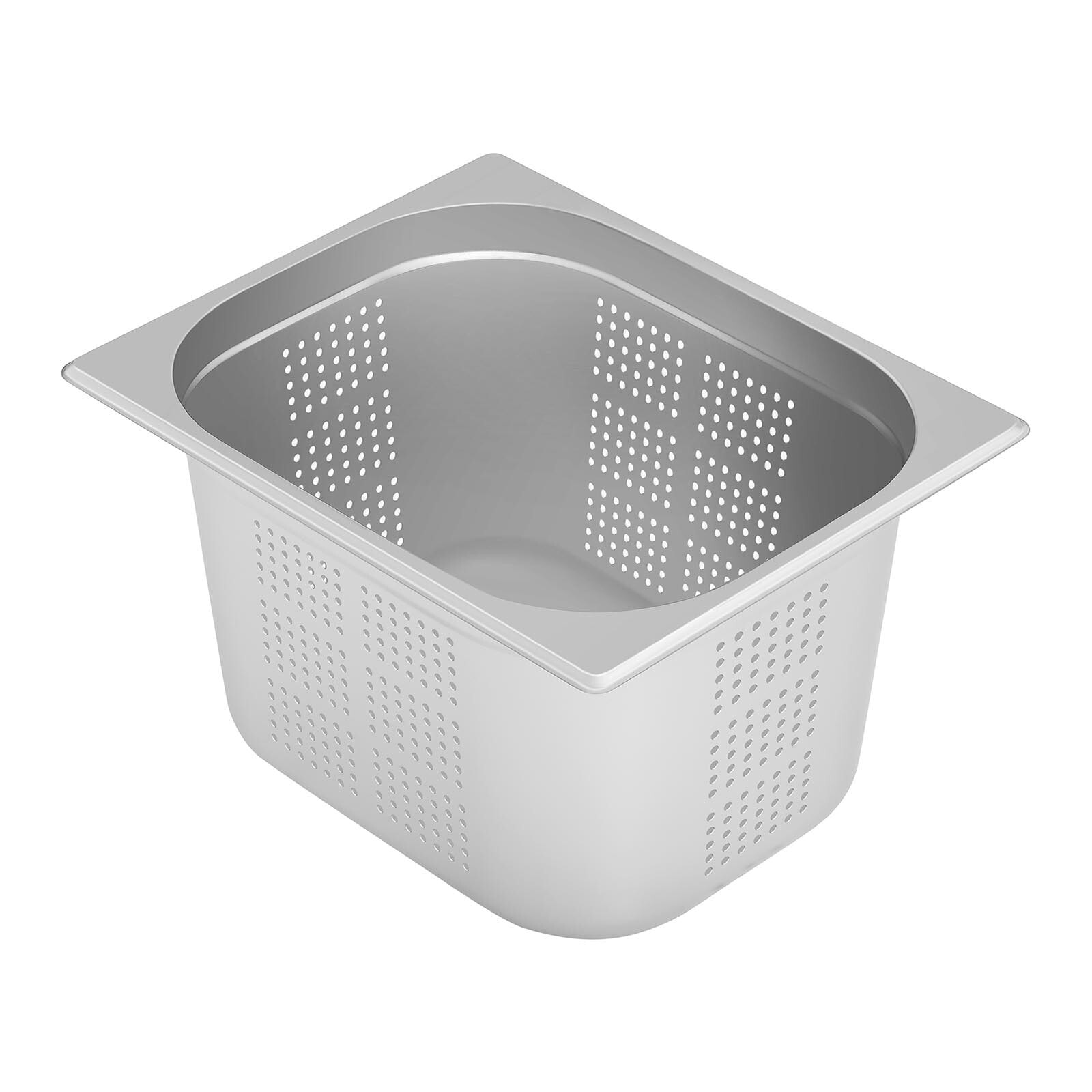 Perforated gastronomy dish made of steel GN1 / 2 depth. 200 mm