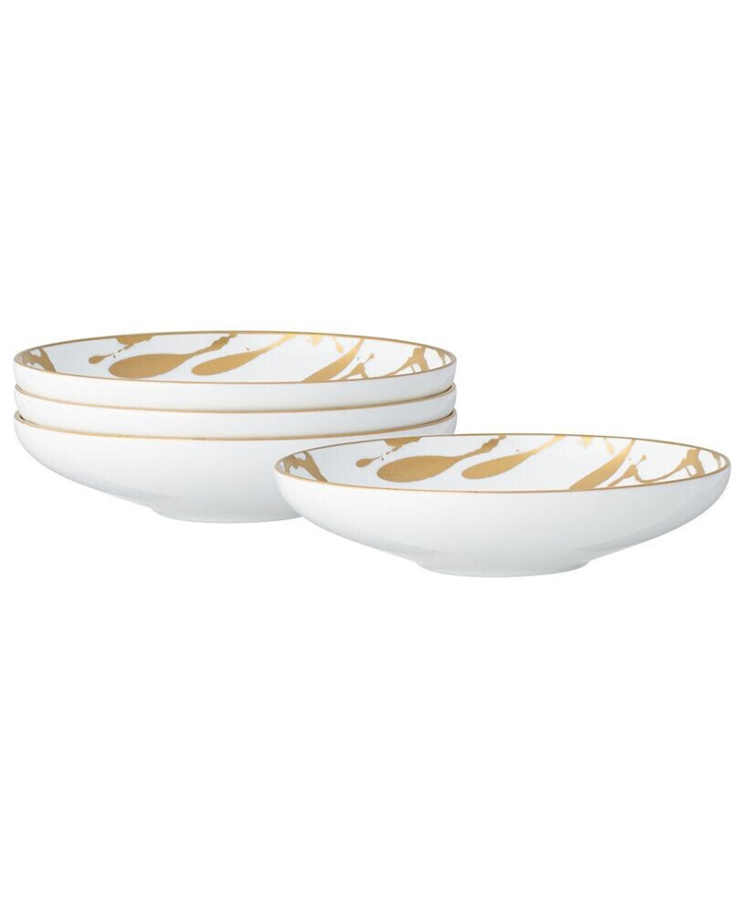Noritake raptures Gold Set of 4 Fruit Bowls, Service For 4