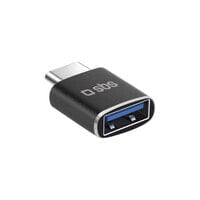 SBS TEADAPTTCUSB - USB-C - USB-A - Black