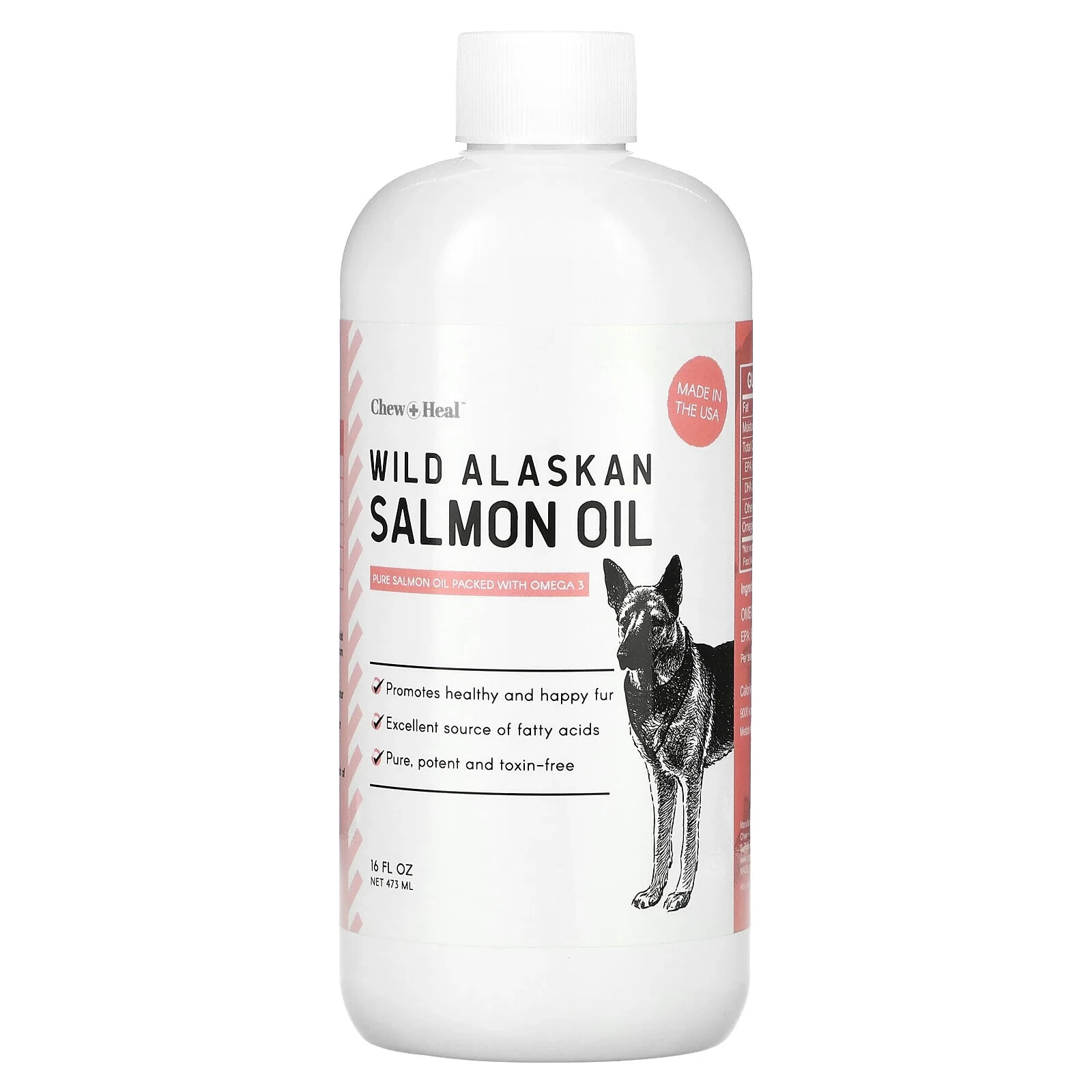Wild Alaskan Salmon Oil, For Dogs, 16 fl oz (473 ml)