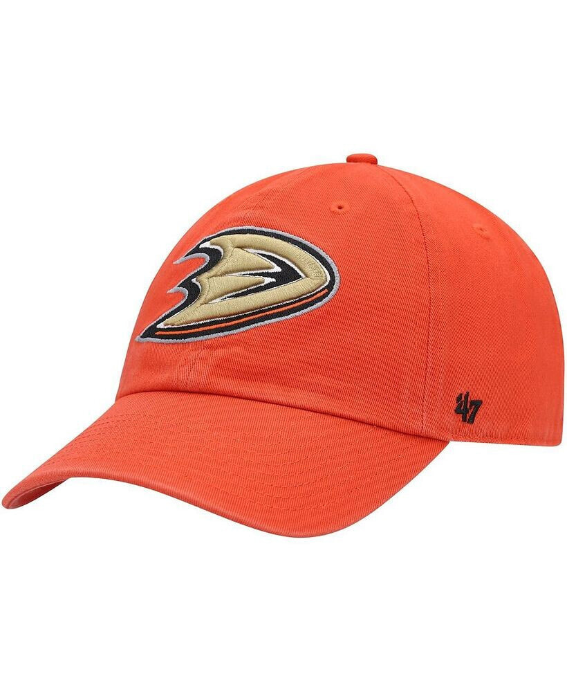 Men's Orange Anaheim Ducks Clean Up Adjustable Hat