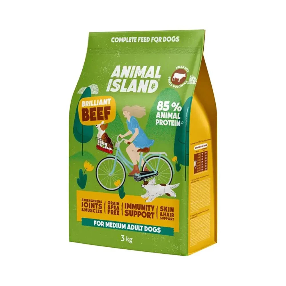 ANIMAL ISLAND Brilliant Beef dog food 3kg