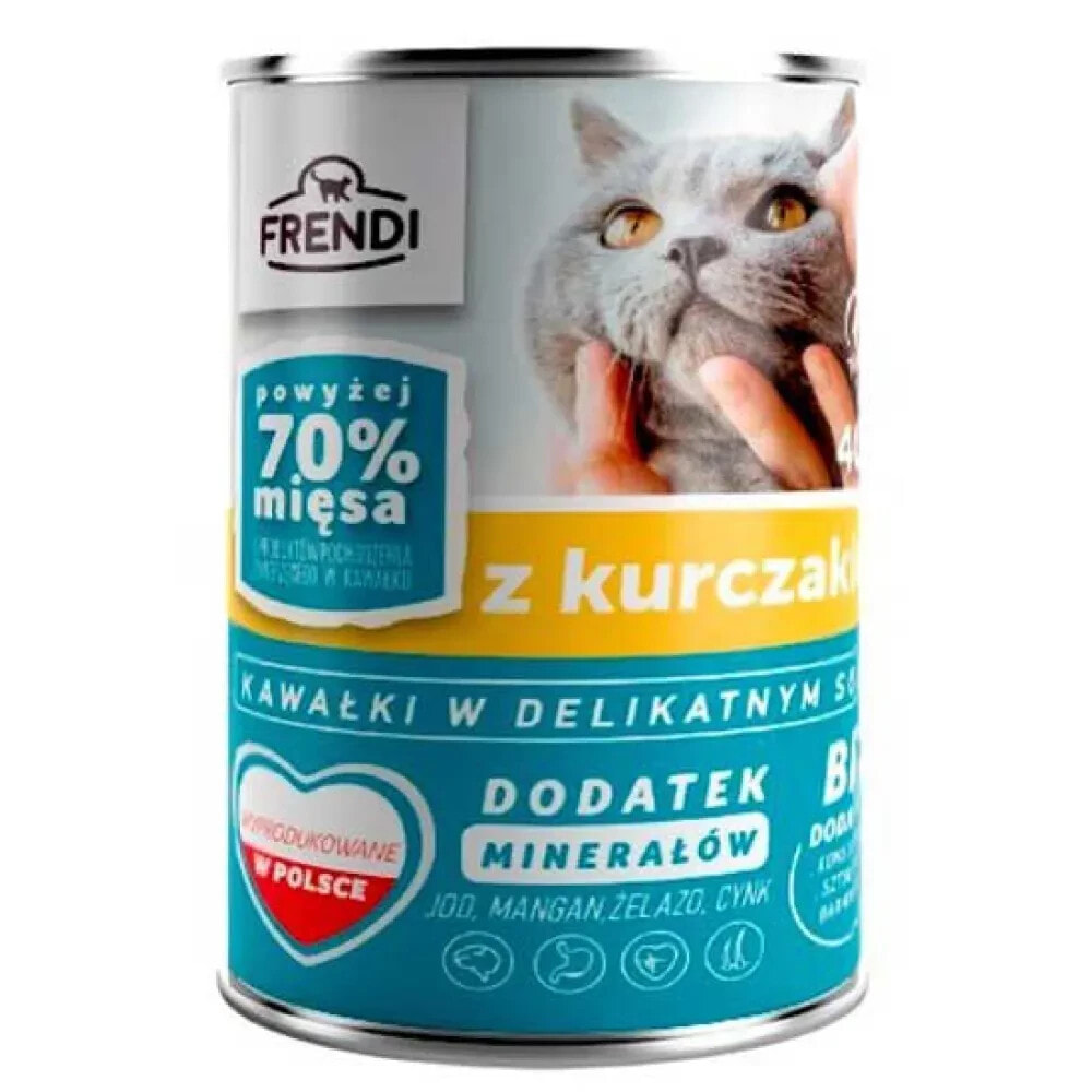 FRENDI Chicken chunks in delicate sauce wet food for cat 400g