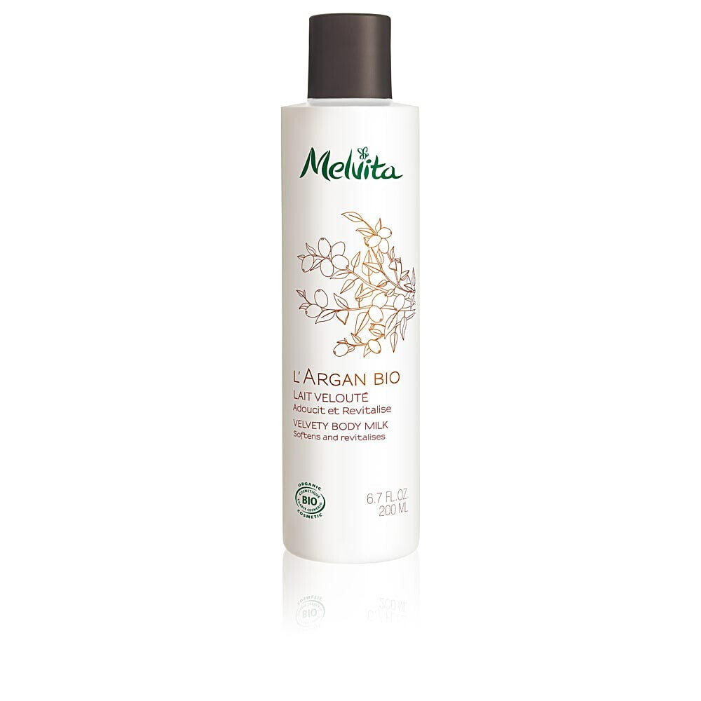 Melvita LArgan Bio Velvety Body Milk Успокаивающее и разглаживающее бархатное молочко для тела 200 мл