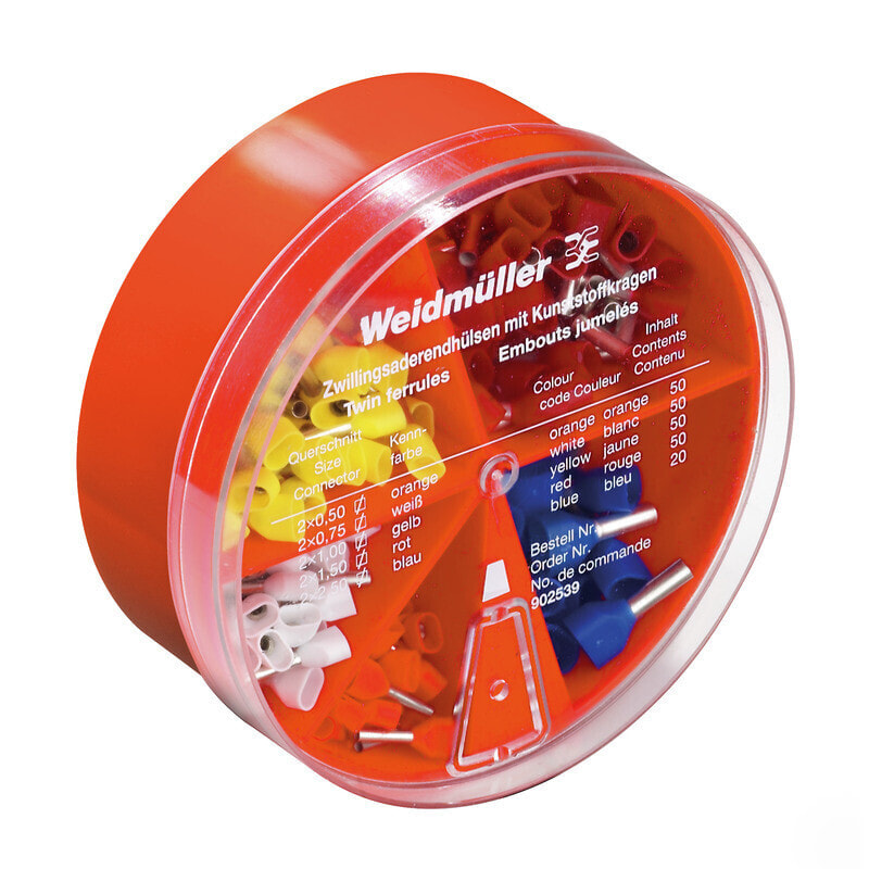 Weidmüller ZH-BOX - Blue - Orange - Red - White - Yellow - Plastic - 76 g - 9.2 cm - 40 mm - 10 pc(s)