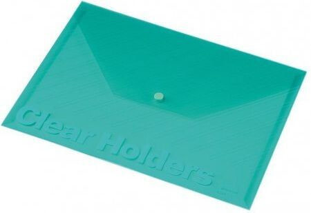 Panta Plast Envelope Focus A4 transparent green (C330)