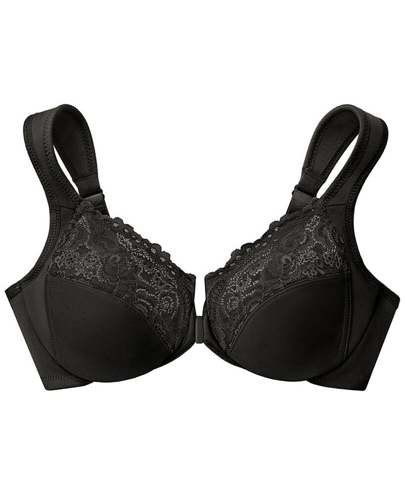 Women's Full Figure Plus Size Wonderwire Front Close Bra GLAMORISE Размер:  34B купить от 7504 рублей в интернет-магазине , женские  бюстгальтеры GLAMORISE