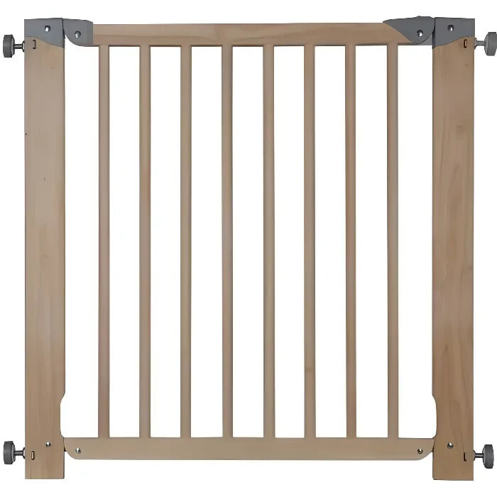 Nordlinger Pro Child Safety Barriere Oleane 8 - 80 A 85 cm - Holz - Abnehmbar - Druckfixing 4 Punkte