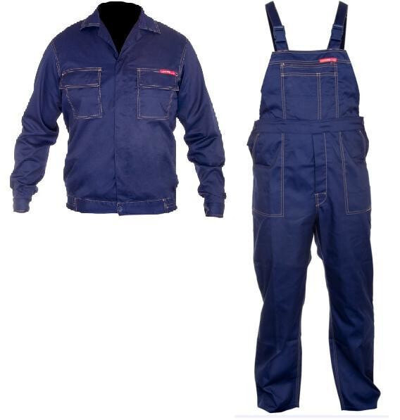 Lahti Pro Working clothes, navy blue sweatshirt and trousers, rM 176cm - LPQK76M