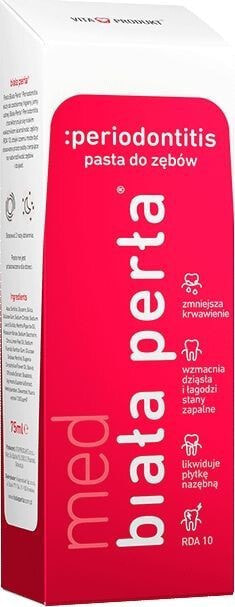 Biala Peria Med Periodontitis Toothpaste Зубная паста с ферментами и травами 75 мл