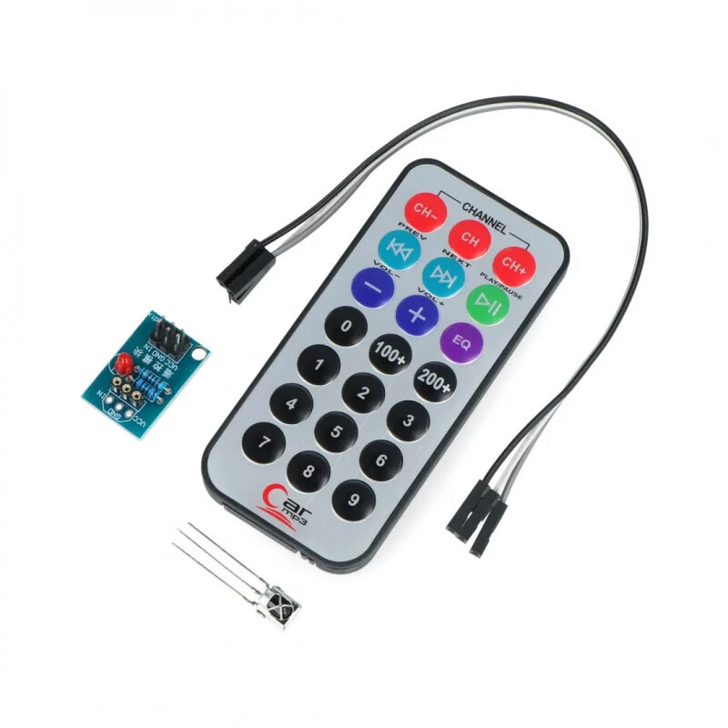 IR remote NEC 38kHz + 1838T infrared receiver + module and wires