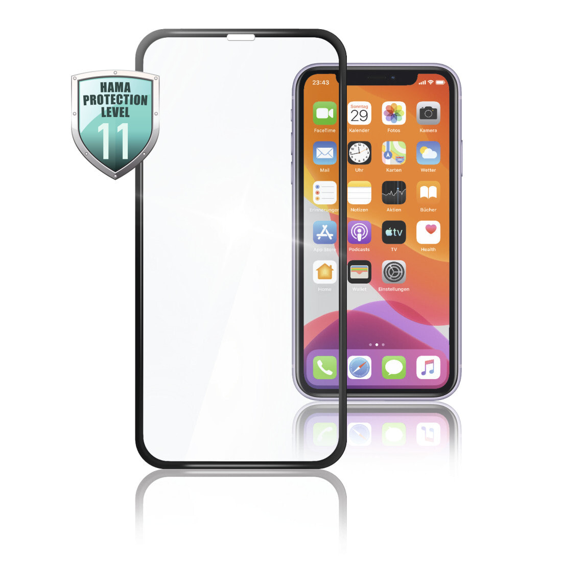 Hama 00188673 защитная пленка / стекло Прозрачная защитная пленка Мобильный телефон / смартфон Apple 1 шт