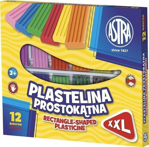 Astra Plasticine rectangular 12 colors 303117