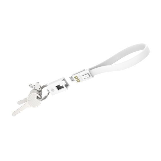 214004 - 0.2 m - Micro-USB A - USB A - USB 2.0 - White