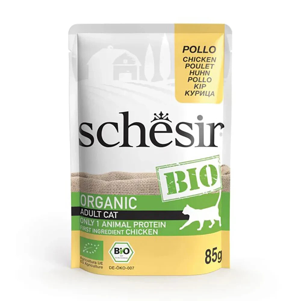 SCHESIR Bio chickenpate wet cat food 85g