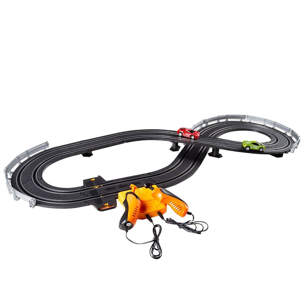 CB GAMES Magnetic Racing Track With 2 Cars And 2 Progressive Controls Speed ??& Go