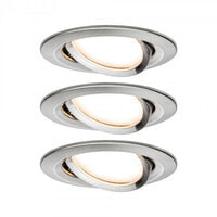 PAULMANN 934.47 - Recessed lighting spot - 3 bulb(s) - LED - 2700 K - 650 lm - Metallic