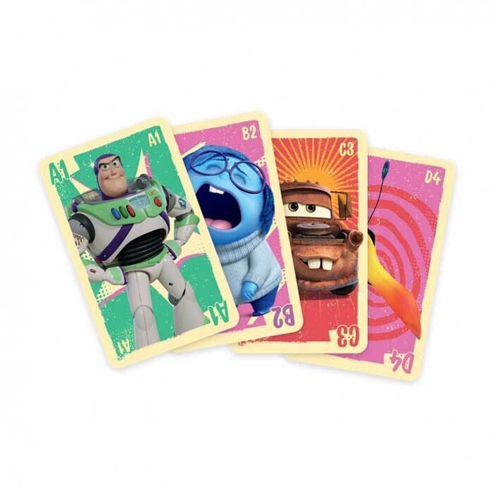 FOURNIER 4 In 1 Pixar Classic Card Game