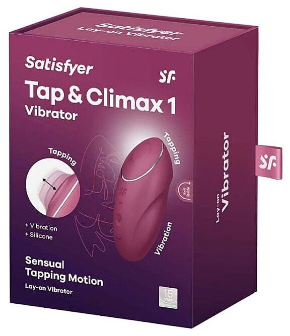 Klitorisstimulator rot - Satisfyer Tap & Climax 1 Red