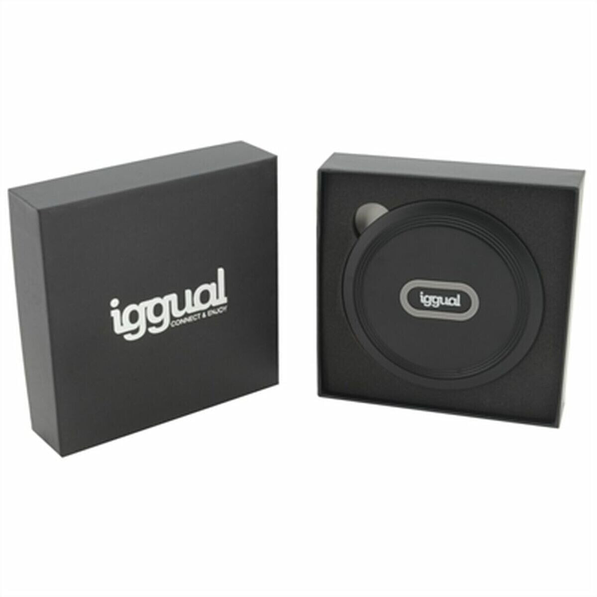 iggual IGG317099 зарядное устройство для мобильных устройств Универсальная Серый USB Беспроводная зарядка Быстрая зарядка Для помещений