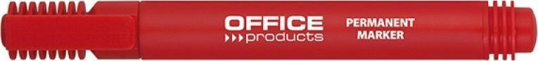 Набор фломастеров для рисования Office Products Marker permanentny ścięty, 1-3mm (linia), czerwony