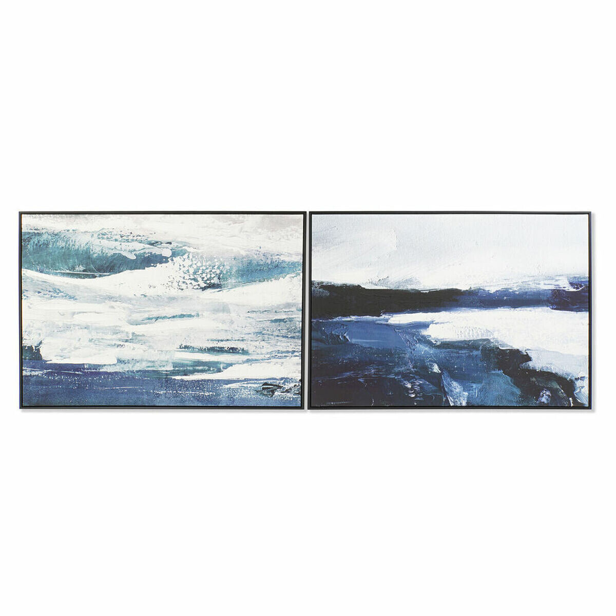Картина DKD Home Decor Море и океан 122,5 x 4,5 x 83 cm (2 штук)