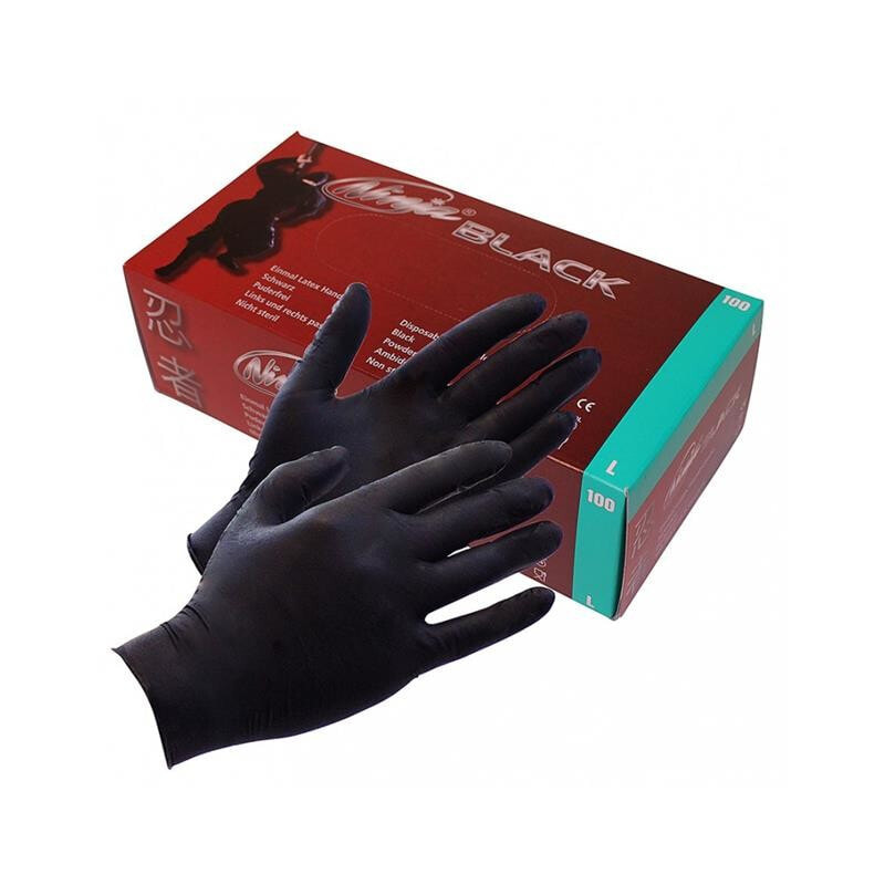 Средстао для чистки секс-игрушек BONDAGE PLAY Latex Disposable Gloves 100 Pieces