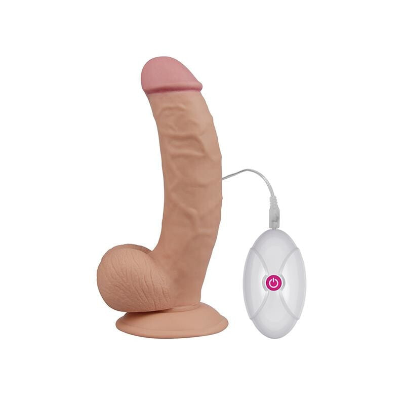 Вибратор LOVETOY Dildo The Ultra Soft Dude with Vibration 7.5 Flesh