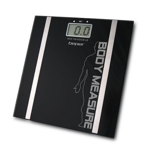 Beper 40808A  Bathroom Scale Персональные электронные весы Квадратные Черные
