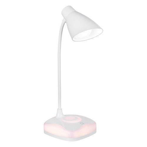 LED desk lamp AYE-CLASSIC PLUS white - White - Plastic - Universal - Modern - ISO 9001 - ISO 14001 - Non-changeable bulb(s)