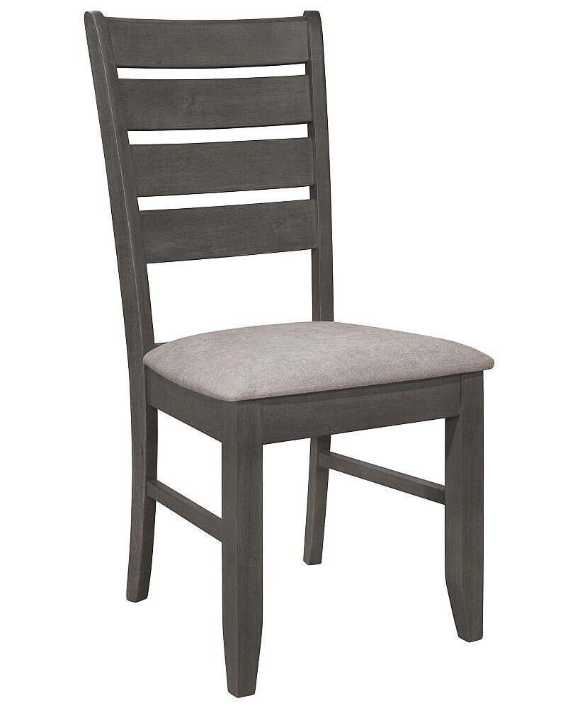 Coaster Home Furnishings dalila 2-Piece Asian Hardwood Ladder Back Side Chair Set